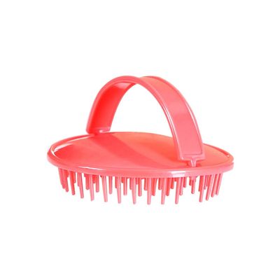 YBDXHA Scalp Massager Shampoo Brush Head Massager Anti-Dandruff Brush for Female Scalp Anti-Dandruff Brush Head Scrubber for All Hair Types Hair Cleaning Tool,Red