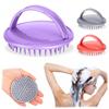 YBDXHA Scalp Massager Shampoo Brush Head Massager Anti-Dandruff Brush for Female Scalp Anti-Dandruff Brush Head Scrubber for All Hair Types Hair Cleaning Tool,Red view 3