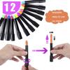 12 Color Glow in The Black Light Body Face Paint for Kids Adult, UV Black Light Glow Crayons Neon Fluorescent Face Painting Makeup Kit for Birthday Party Halloween Masquerade Glow Party Makeup view 3