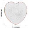 Resin Nail Art Palette Nail Mixing Palette Polish Color Mixing Plate Golden Edge Nail Holder Display Board Heart Shape Cosmetic Mixing Tools view 2