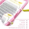 Premade Volume Eyelash Extensions Short Stem 3D-C-0.07-11 Premade Fans Eyelash Extensions Pre made Lash Fans 3D 5D 7D Volume Lash Extensions .07 .10 C D Curl(3D-C-0.07,11mm) view 2