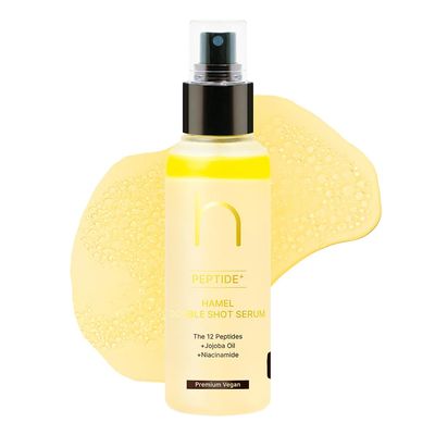 HAMEL Vegan Double Shot 12GF Core Glow Mist Serum, with Peptides, Collagen and Jojoba Oil, Glow Elasticity Spray Serum for Younger Looking Skin, All in One Care, 3.38 fl.oz.