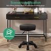 FURWOO Hexagon Rolling Stool Height Adjustable Stool with Wheels for Spa Salon Massage Black view 3