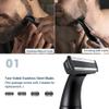 KWAII Rechargeable Body Grooming Set,Beard Trimmer for Men,Eyebrow Trimmer, Ear and Nose Hair Trimmer for Men and Women,Hair Trimmers Clipper Professional Painless Facial Body Bikini Trimmer view 4