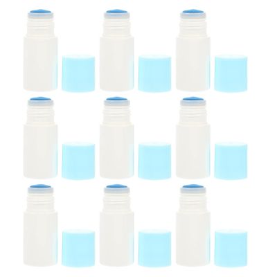 FOMIYES 10Pcs 20ml Sponge Roll on Bottles, Refillable Plastic Applicator Bottles for Travel, Perfume, Bite Liquid, Multi-Color, 1.18 * 1.18 * 2.95inch
