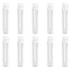 100Pcs 2ml Mini Empty Perfume Sample Bottles Glass Essential Oils Sample Vials Bottles with Translucent Cap Refillable Sample Vial Containers Glass Drop Stick Bottle for Aromatherapy Essential Oil view 1