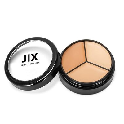 1 PC triple Concealer, 3 Colors Precise Mineral Professional Cream Concealer Palette, Lasting And Moisturizing Concealer, Soothing Moisture Full Coverage Concealer Palette, Covering The Pores And Blemishes Of Skin, Concealing Dark Circles And Acne Sp