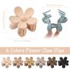 6PCS Flower Hair Accessories, Matte Large Claw Clips, Daisy Hair Clips for Thick and Thin Hair, Strong Hold Hair Clips for Women and Girls view 2