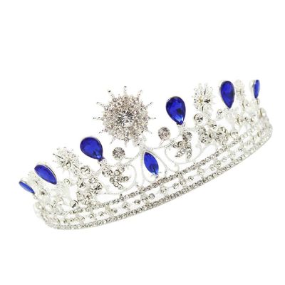 1pc Classic Crown Wedding Hair Baroque Crown Rhinestone Retro