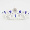 1pc Classic Crown Wedding Hair Baroque Crown Rhinestone Retro view 2