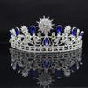 1pc Classic Crown Wedding Hair Baroque Crown Rhinestone Retro view 3
