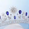 1pc Classic Crown Wedding Hair Baroque Crown Rhinestone Retro view 4