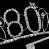 1pc Queen Crown Birthday Tiara 80th Birthday Tiara Headband 80th Birthday Decorations Diamond Tiara Crystal Tiara view 4