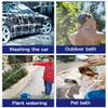 TOTRAVE Portable Electric Shower Outdoor Camping Bathing Portable Showers Head Pet Shower Car Washer with Hose Bathe Tool Travel Caravan,Blue view 2