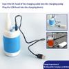 TOTRAVE Portable Electric Shower Outdoor Camping Bathing Portable Showers Head Pet Shower Car Washer with Hose Bathe Tool Travel Caravan,Blue view 3