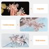LALAFINA Bridal Hair Comb Clip Floral Design Lightweight Wedding Hair Accessory for Bride Elegant Side Comb for Special Occasions and Celebrations view 4