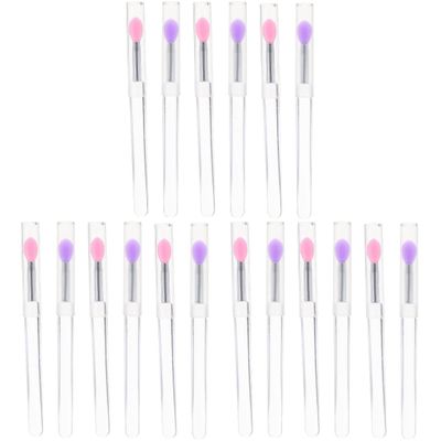 FRCOLOR 18pcs Silicone Lip Brush Applicator Makeup Eyeshadow Brush Lip Mask Tool