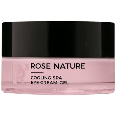 ANNEMARIE BRLIND ROSE NATURE Cooling Spa Eye Cream-Gel (0.50 Fl Oz) - Plumps up wrinkles caused by tiredness, PR3 rose complex reduces the effects of blue light, vegan