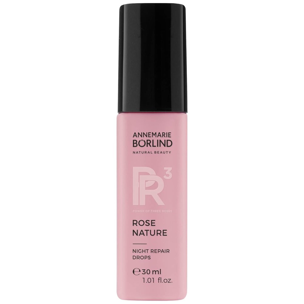 ANNEMARIE BRLIND ROSE NATURE Night Repair Drops (1.01 Fl Oz) - Maintains the skin's melatonin balance, PR3 rose complex reduces the effects of blue light, vegan