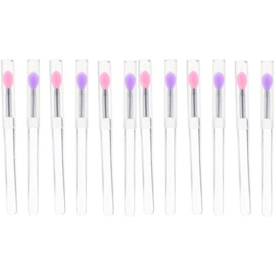 FRCOLOR 12pcs Overnight Lip Mask Lip Brush Applicator Silicone Makeup Tool Eyeshadow Brush Travel