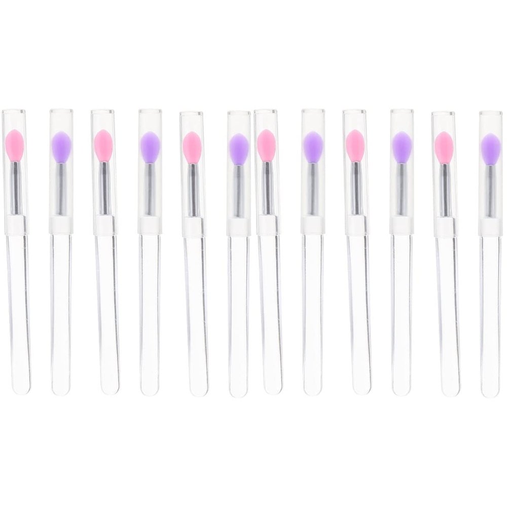 FRCOLOR 12pcs Overnight Lip Mask Lip Brush Applicator Silicone Makeup Tool Eyeshadow Brush Travel