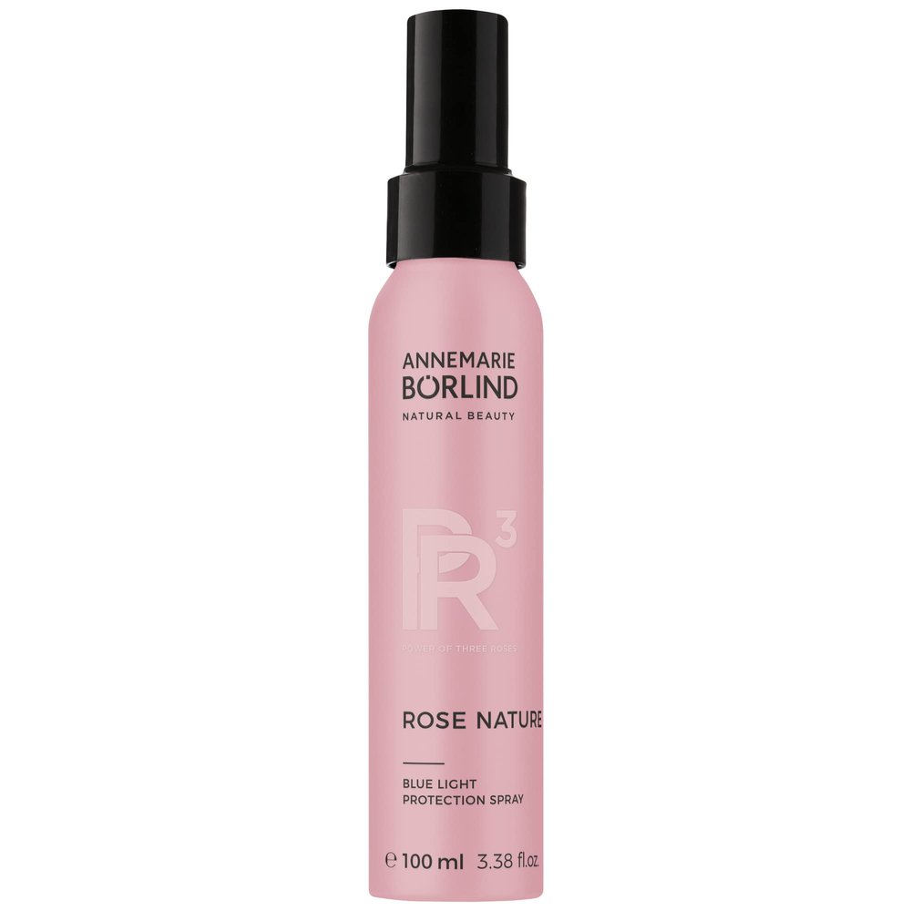 ANNEMARIE BRLIND Rose Nature System Blue Light Protection Spray (3.38 Fl Oz) - Reduces the effects of Blue Light, Protects against stress reactions of the skin, Vegan