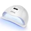 Yerdos UV Light LED Gel Nail Dryer Lamp Mahine Sun X5 Plus High Power 54W, Manciure/Pedicure Curing Lamp with 4 Timers Professional Nail Art Tools, White, 1 Count view 1