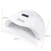 Yerdos UV Light LED Gel Nail Dryer Lamp Mahine Sun X5 Plus High Power 54W, Manciure/Pedicure Curing Lamp with 4 Timers Professional Nail Art Tools, White, 1 Count view 4