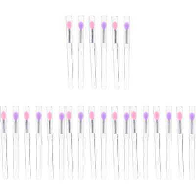 FRCOLOR 24pcs Silicone Lip Brush Makeup Brush Eyeshadow Lip Mask Overnight Plumper