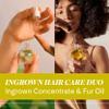 Fur Ingrown Hair Care Duo: Two-Step Preventative Treatment - Combines Oil and Concentrate - 0.5 FL oz each view 2