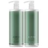 ALURAM Coconut Water Based Curly Hair Clarifying Shampoo and Conditioner - Color Safe Lightweight Formula for Medium to Course Hair - Sulfate & Paraben Free, 33.8 Fl Oz view 1