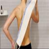 MicrodermaMitt Deep Exfoliating Back Scrubber for Bath & Shower - Dead & Dry Skin Remover - Double-Sided Exfoliator - Body Wash Cloth for Men & Women view 2