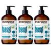 Everyone Liquid Hand Soap, 12.75 Ounce (Pack of 3), Pacific Eucalyptus, made with Essential Oils for kitchen and bathroom view 1