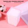 200pcs Lint Free Nail Wipes, Nonwoven Fabric Eyelash Extension Glue Wipes Cleaning Cotton Pads for Nail Polish Bottle, Lash Glue Holder, Tweezers view 3