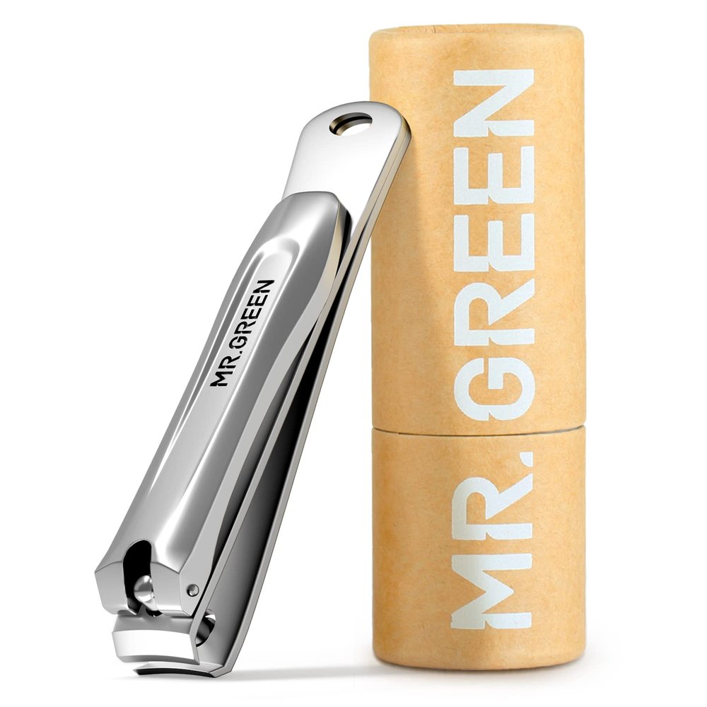 MR.GREEN Nail Clippers Simplicity and Fashion Fingernail Clippers Nail Cutter Stainless Steel Nail Scissors with Nail Files Multicolored