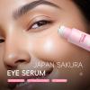 AKARY 2-in-1 Sakura Eye Serum and Eye Roller, Eye Massager Roller Lifting, Eye Cream for Nourishing Relieve Eye Bags, Dark Circles, and Puffiness, Fine Lines, Under Eye Treatment Cream view 2