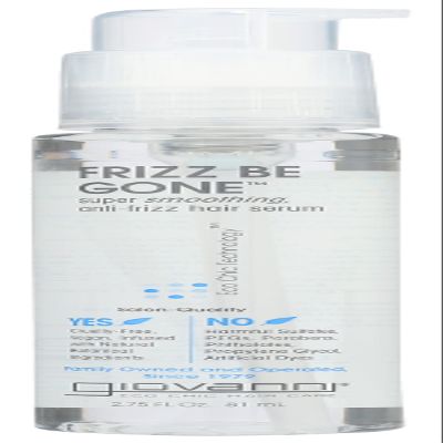 Giovanni Cosmetics Frizz Be Gone, Super Smoothing Anti-Frizz Hair Serum, Parabens Free, Cruelty Free, 2.75 Fluid Ounces (Pack Of 3)