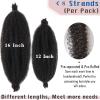 12 Inch Pre-Separated Springy Afro Twist Hair 8 Packs Spring Twist Crochet Braiding Hair For Butterfly Soft Locs Light Brown/Blonde Synthetic Marley Twist Hair For Women(8 Strands/Pack,T27613#) view 4