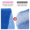 3 Pieces African Net Sponge Long Net Bath Sponge Exfoliating Shower Body Scrubber Back Scrubber Skin Smoother Body Exfoliating Cloth Nylon Bathing Scrubber for Men Women for Daily Use view 2