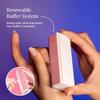 Beauty Nuggets Made My Nails Buffer, Ultimate Shine 3 Way Nail Buffing Block with Professional Nail File 120/180 Grit-Perfect All in One Manicure Tool for Smooth, Shiny, Twinkling Nails (Pack of 2) view 2