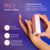 Beauty Nuggets Made My Nails Buffer, Ultimate Shine 3 Way Nail Buffing Block with Professional Nail File 120/180 Grit-Perfect All in One Manicure Tool for Smooth, Shiny, Twinkling Nails (Pack of 2) view 4
