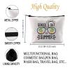 JXGZSO Summer Make Up Bag Teacher Summer Vacation Out For Summer Storage Bag End of Year Gift (Out For Summer) view 2