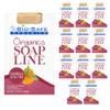 Bio-Safe Organics Organic Handmade Calendula & Tea Tree - 100% Handmade Organic Soap - Exfoliating Bath Soap - All Natural - Moisturizing with Pleasure Fragrance - 12 Pack view 1