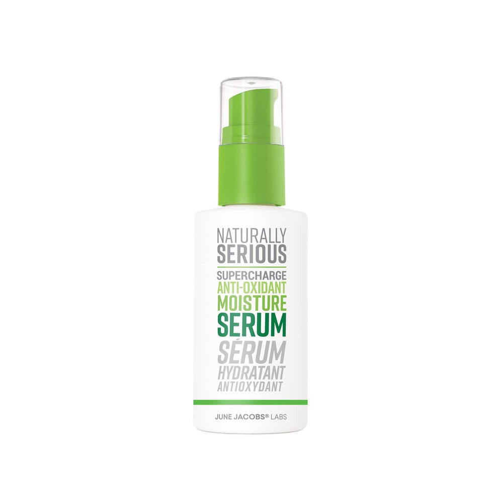 Naturally Serious | Supercharge Anti-Oxidant Moisture Hydrating Serum With Hyaluronic Acid, Face Serum For Dry Skin, Vegan Skincare, Cruelty-Free Skincare
