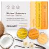 Dew Well - Shower Steamers Fresh Earth Collection - 15 Count Shower Bombs - Aromatherapy in Your Home - Helps Clear Congestion and Boost Mood - (Vanilla, Lemongrass Coconut, Sandalwood) view 1