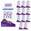 Bio-Safe Organics Luscious Lavender Organic Soap | 100% Organic Handmade Luxurious Bath Soap | All Natural Soap| Relaxing Aromatherapy for All Skins | 100% Natural and Moisturizing 4 Oz/Pack of 12 view 1