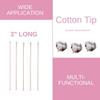 Cotton Tipped Wooden Medical Swab Applicators Non-Sterile 500 count (6") view 3