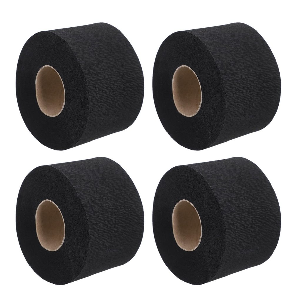 LALAFINA Neck Strips for Barbering 4 Rolls Disposable Barber Paper Neck Protection for Hair Cutting Comfortable Neck Bands Absorbent Material