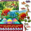 Bath Bombs for Kids with Surprise Toys Inside Plus Dinosaur Puzzle - Set of 9 Organic Dino Egg Bath Bombs, Gentle and Kids Safe, Fizzy Balls with Rich Bubbles, Birthday Gifts for Boys, Girls view 1