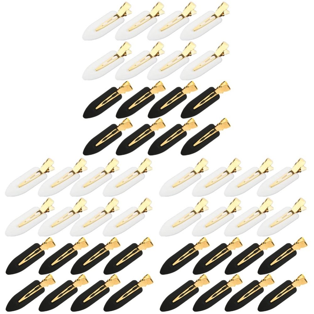 LALAFINA 48pcs Creaseless Hair Clips for Women No Bend Hair Barrettes for Daily Wear Parties and Weddings
